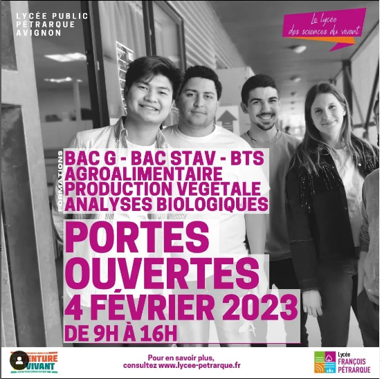 Journée Portes Ouvertes au Lycée F. Pétrarque