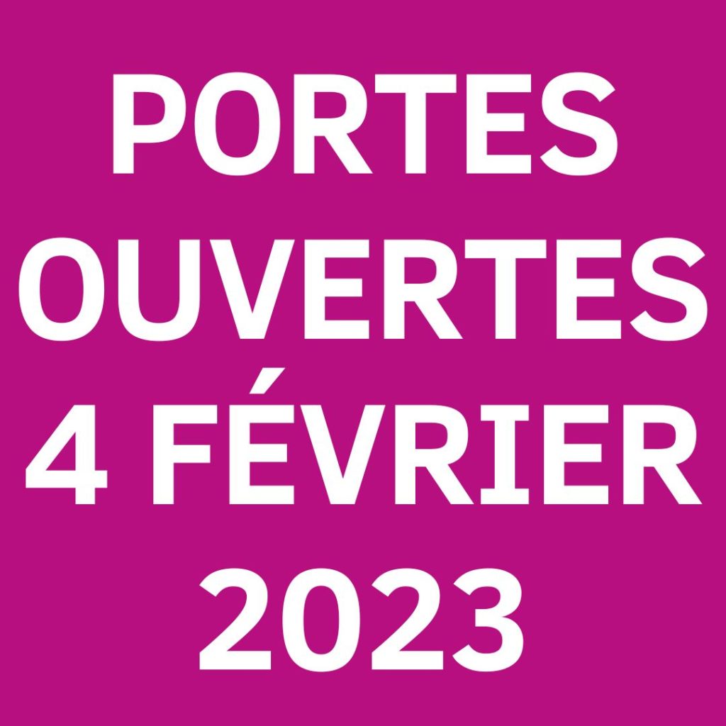 Portes ouvertes 4 février 2023